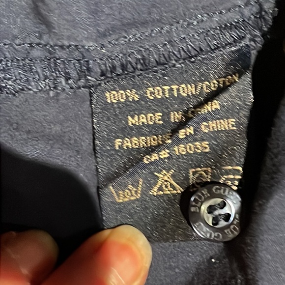 Blue Guru men’s blue button-down, short sleeve shirt - L - Picture 9 of 9